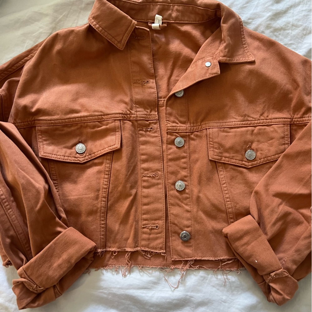 Top Shop Cropped Denim Jacket
